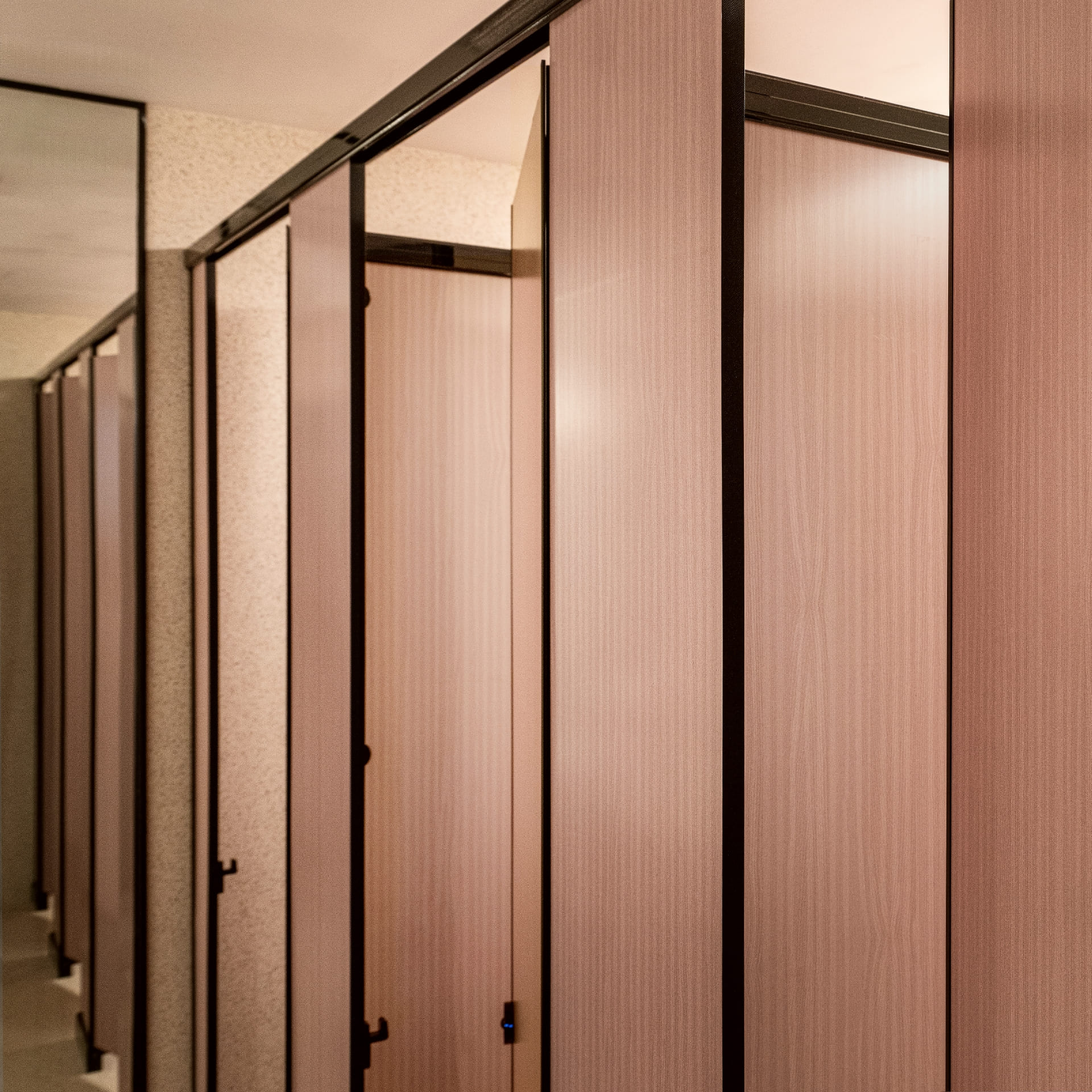 Transforming Household Waste into Restroom Partitions